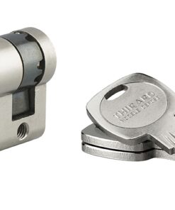 1/2 Lock Cylinder 30 x10 mm nickel-plated adjustable panel - TRANSIT 2