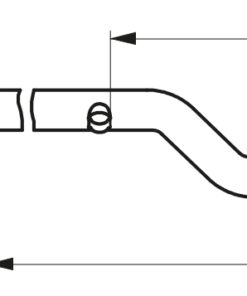 Alternative view of BAR 0.46 m galvanized
