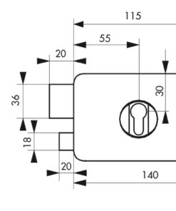 Alternative view of DRINKS. with clutter 140 x 88 mm gche axis 55