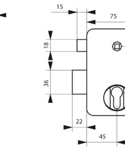 Alternative view of Clutter CASE 75 x 130 mm left