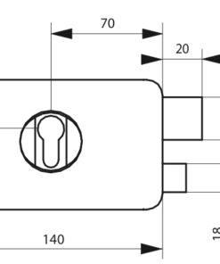 Alternative view of 140 x 88 mm straight draft case