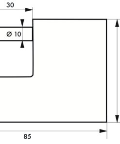 Alternative view of PADLOCK CARGO 85 mm HG5