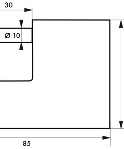 Alternative view of PADLOCK CARGO 85 mm TRANSIT 2