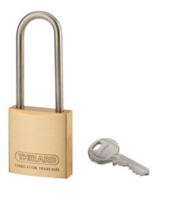 Consignment padlock 40 mm handle 1/2 high stainless steel Ø 5