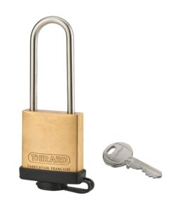 Consignment padlock 40 mm with bumper handle 1/2 high stainless steel Ø 5