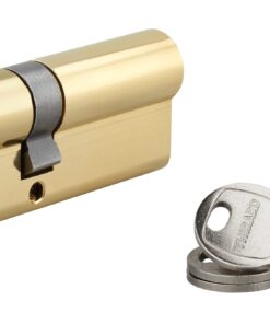 鎖膽 45 x 45 毫米3把鑰匙 附帶 50 毫米鏍絲 - 黃銅