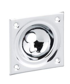 Entry with chrome brass bowl 60 x 60 mm for Rim lock key hole