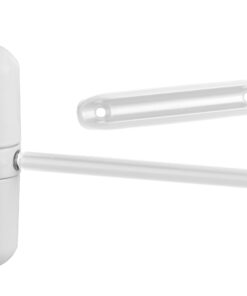 Automatic door closer for light door - white