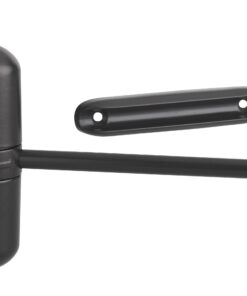 Automatic door closer for light door - black