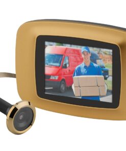 Digital peephole angle 105° - gold