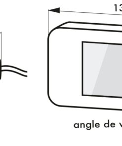 Alternative view of JUDAS 110° video with doorbell