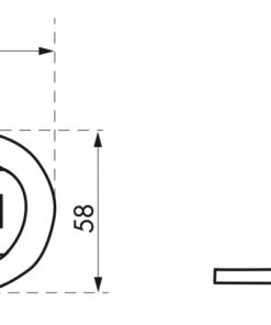 Alternative view of Set of 2 x Ø10mm antenna rings