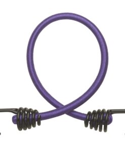 Alternative view of Set of 2 sandows Ø8mm x 45cm crochet - purple