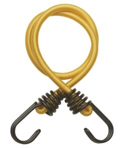 Set of 2 sandows Ø8mm x 60cm crochet - yellow