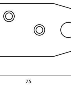 Alternative view of LEGS galvanized cemented steel 2 pieces