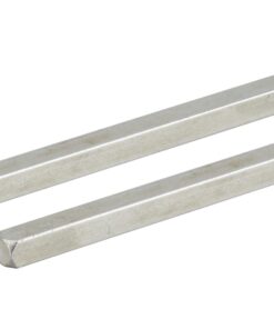 Interior door handle Set of 2 SQUARE 6 x 110 mm solid