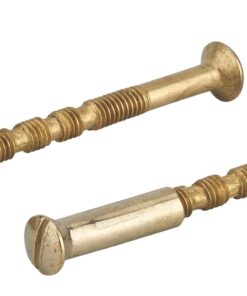 Inner door handle Set of 2 separable screws with M4 x 50 brass sockets