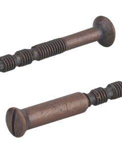 Inner door handle Set of 2 separable screws with M4 sockets x 50 old brass