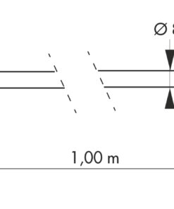 Alternative view of Adjustable Sandow Ø8mm x 1.00m hook