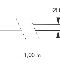 Alternative view of Sandow Ø8mm x 80cm carabiner