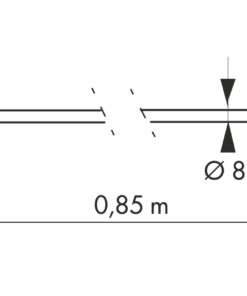 Alternative view of Sandow octopus Ø8mm x 80cm hook