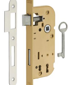 Mortise lock 1 tower V/BR 1 key