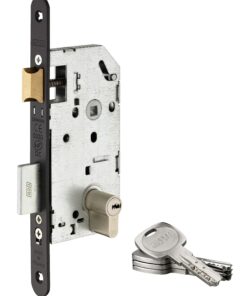 Mortise lock UNIMAX CE NF QC Cylinder TRANSIT 2 • 30 x 30 mm Axis at 50 A2P*