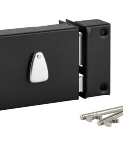 Lock in wall 6 grooves with clutter 140x88 mm right