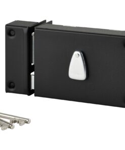 Lock in wall 6 grooves with draft 140x88 mm left