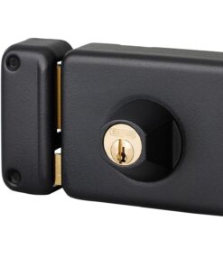 Dc Rim lock with clutter 140 x 88 mm left