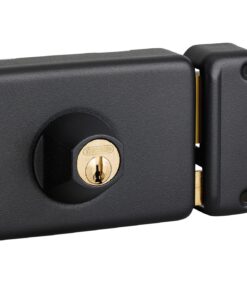 DC Rim lock with 140 x 88 mm straight draft