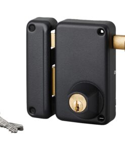 DC Rim lock with 75 x 130 mm left draft