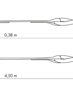 Alternative view of Set of 2 ratchet straps 25mm x 4.50m hook S - red