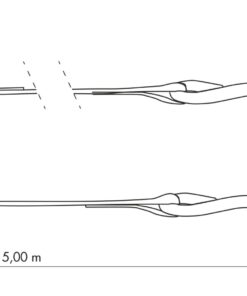 Alternative view of Set of 2 ratchet straps 25mm x 5.00m hook S - yellow