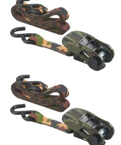Set of 2 ratchet straps 27mm x 5.00m pin S