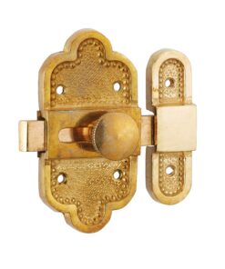 Louis XVI furniture locks patinated brass 40 x 80 mm