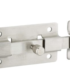 Furniture locks TARGETTE stainless steel flat bolt 75 mm