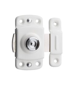 Furniture locks LOCK 30 mm lacquered white