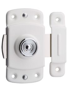 Furniture locks LOCK 40 mm lacquered white
