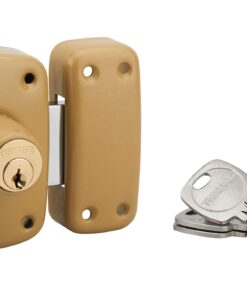 Corvette cylinder glazed entrance door locks. double 60 mm epoxy bronze