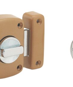 Interior door locks sdb ALOUETTE 50 mm epoxy bronze for WC